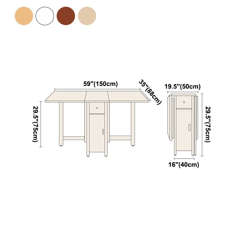 Mid-Century Modern Dining Table Rubberwood Solid Wood Table with Solid Wood Base Clearhalo ' dining_table' 'Dining Tables & Seating' 'Dining Tables' 'furn' 'furn_dining_table' 'Furniture' 'furniture_dining_table' 'Kitchen & Dining Furniture' 'kitchen&dining_furn' 'kitchen' 'kitchen_dining_table' 1200x1200_18af1840-b851-4422-9ad9-d8620396ec59