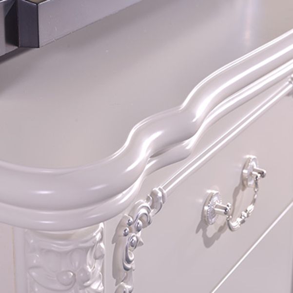 Modern Style Engineered Wood Buffet Sideboard White Buffet Server for Dining Room Clearhalo 'buffet_sideboard' 'Buffets & Sideboards' 'furn' 'furn_buffet_sideboard' 'Furniture' 'furniture_buffet_sideboard' 'Kitchen & Dining Furniture' 1200x1200_18b0fb92-7e85-4864-8103-524befb035be