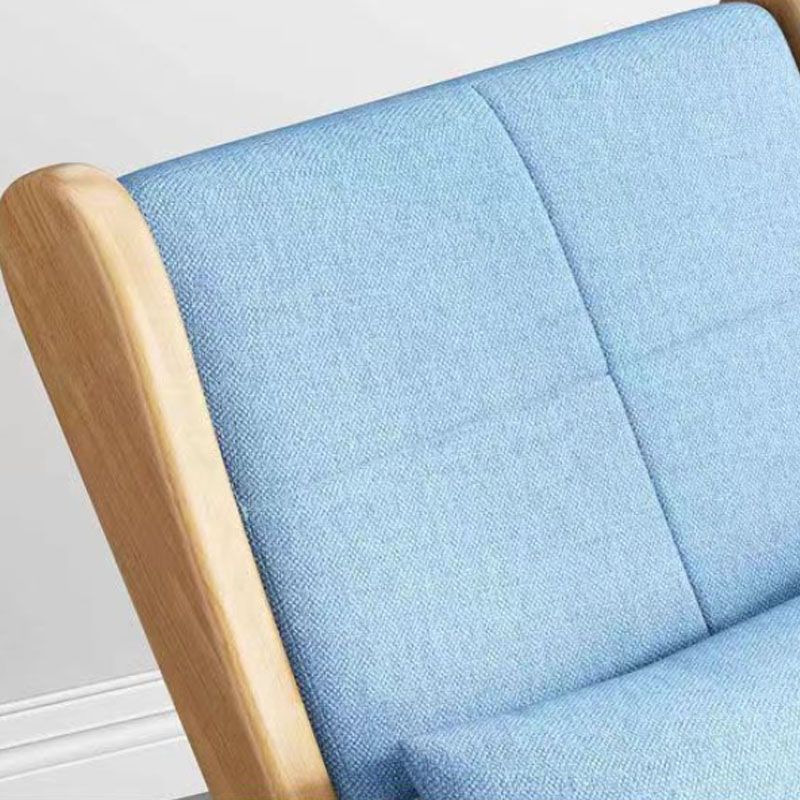 Silsidad de madera moderna de mediados de siglo Rocket de interior sin pedal sin pedal