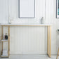 Glam Bar-height Table Solid Wood Top Bistro Pub Table with 2 Shelves Clearhalo 'Bar Furniture' 'Bar Tables' 'bar_tables' 'furn' 'furn_bar_tables' 'Furniture' 'Kitchen & Dining Furniture' 1200x1200_18b3a15d-9773-4616-96d9-69cc0496646a