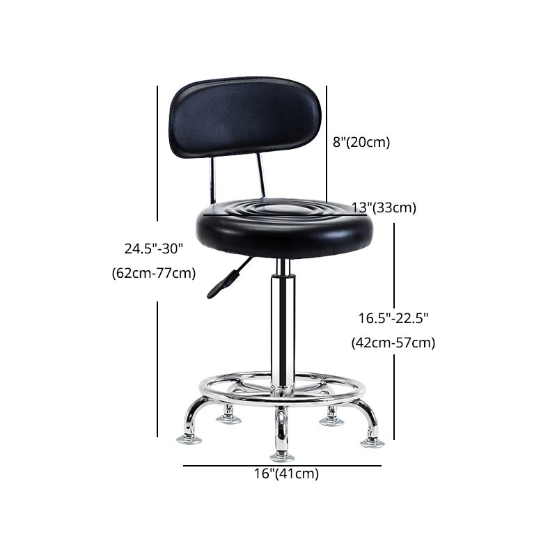 Modern Adjustable Rotatable Counter Stool Steel Mobile Phone Store Bar Stool with Cushion Clearhalo 'Bar Furniture' 'Bar Stools' 'bar_stools' 'furn' 'furn_bar_stools' 'furniture_bar_stools' 'Kitchen & Dining Furniture' 'kitchen&dining_furn' 'kitchen' 'kitchen_furn' Furniture' 1200x1200_18b43622-d08e-4a9e-a817-e019bf4309ba
