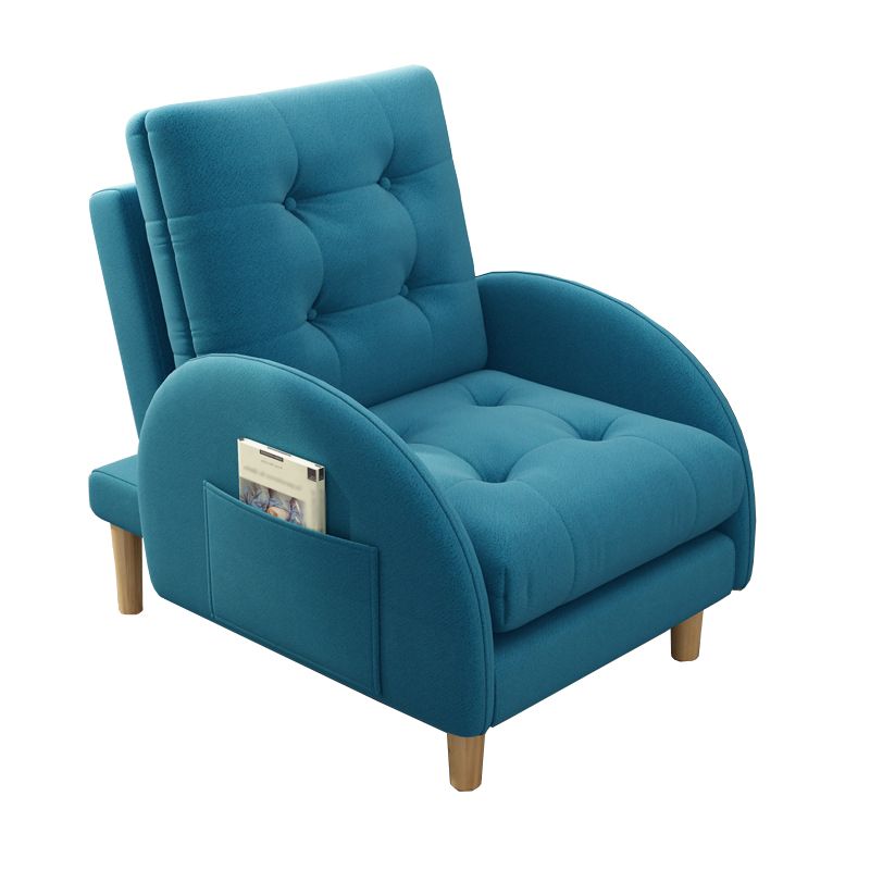 Modern Fabric Accent Chair, 55 Wide Tufted Cushion Back Chair and Ottoman Clearhalo 'Accent Chairs' 'accent_chairs' 'Chairs & Seating' 'furn' 'furn_accent_chairs' 'Furniture' 'Living Room Furniture' 1200x1200_18b48c15-8836-4839-b2ee-325f3cf965d8