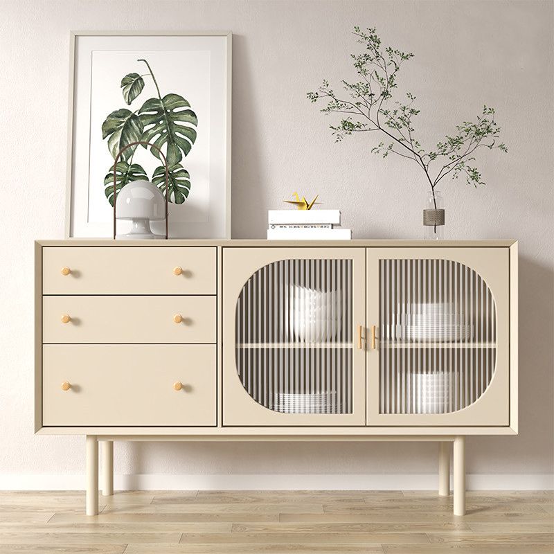 A buffet da pranzo contemporanea per cucina BEIGE BEGNOCCHETTO CON CAMBINE E CASSE