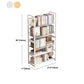 Metal Bookcase Matter Finish Contemporary Etagere Shelf Bookcase Clearhalo 'Bookcases' 'furn' 'furn_bookcases' 'Furniture' 'Office Furniture' 1200x1200_18b9afeb-9a76-414b-9d31-1a5e72c39dd8
