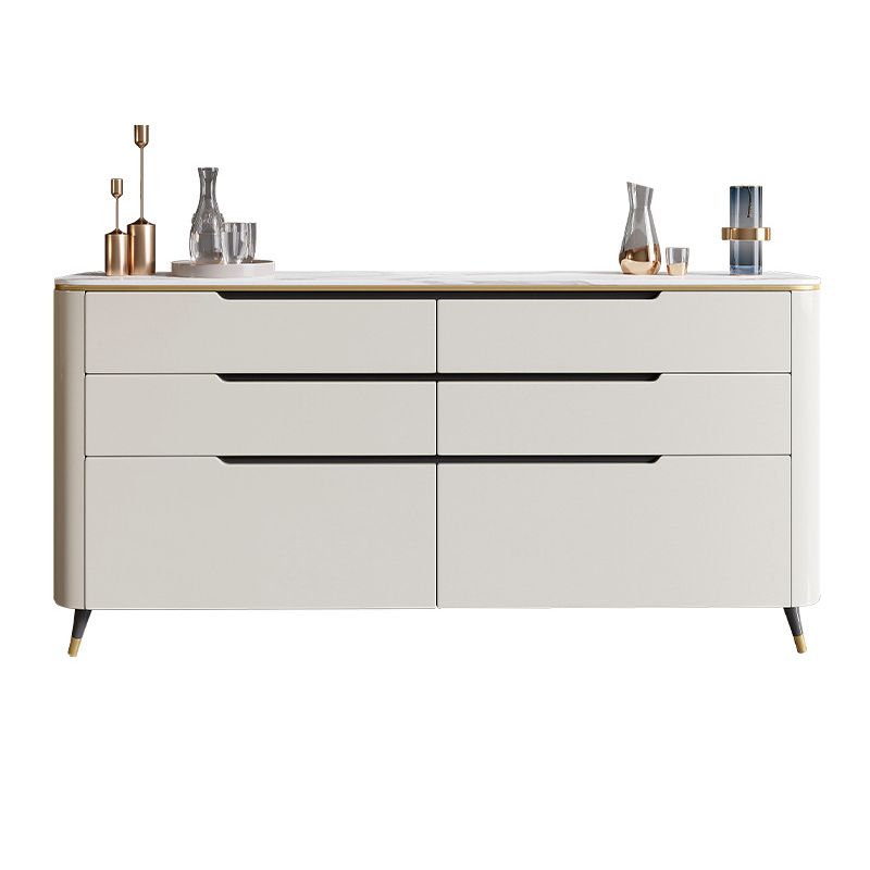 Modern sideboard a buffet a 6 cassetto tavolo da sella per uso soggiorno