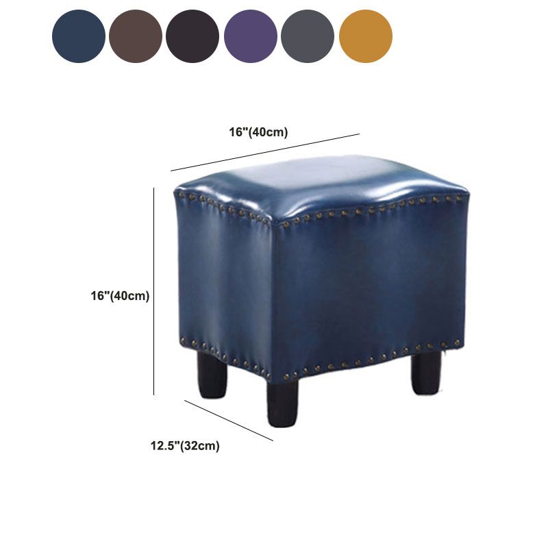 Modern Brown Standard Leather Pure Color Standard for Drawing Room Clearhalo 'furn' 'furn_ottomans_poufs' 'Furniture' 'Living Room Furniture' 'Ottomans & Poufs' 'ottomans_poufs' 1200x1200_18bb0617-5da1-4e94-b224-0ffaf64eff7a