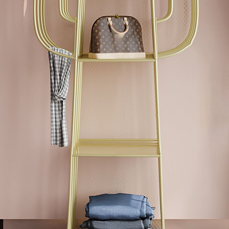 16,5 W "x 59" H moderno moderno comodino di ferro per soggiorno