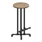Wood Iron Bar Stool Industrial Style Backless 28.74" H Counter Stool with Round Seat Clearhalo 'Bar Furniture' 'Bar Stools' 'bar_stools' 'furniture_bar_stools' 'Kitchen & Dining Furniture' 'kitchen&dining_furn' 'kitchen' 'kitchen_furn' Furniture' 1200x1200_18bd64b6-95c4-4989-88e6-82fabf5d02df