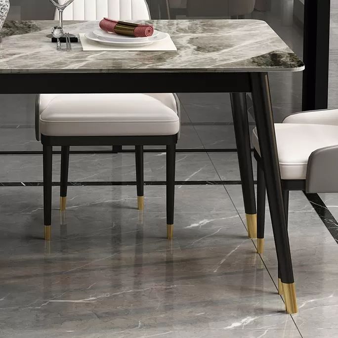 1/2/5/7 Pcs Metal Modern Dining Room Set with Rectangle Table Dinette Set Clearhalo 'Dining Room Sets' 'Dining Tables & Seating' 'dining_room_set' 'Furniture' 'furniture_dining_room_set' 'Kitchen & Dining Furniture' 'kitchen&dining_furn' 'kitchen' 1200x1200_18be0a02-ef4a-4016-99f4-2da8ed0207e7