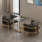 Industrial Sintered Stone Dinner Room Kitchen Table Black Table with Gold Frame for Dining Room Clearhalo ' dining_table' 'Dining Tables & Seating' 'Dining Tables' 'furn' 'furn_dining_table' 'Furniture' 'furniture_dining_table' 'Kitchen & Dining Furniture' 'kitchen&dining_furn' 'kitchen' 'kitchen_dining_table' 1200x1200_18be34ba-1061-4796-888c-ff2f3181ca48