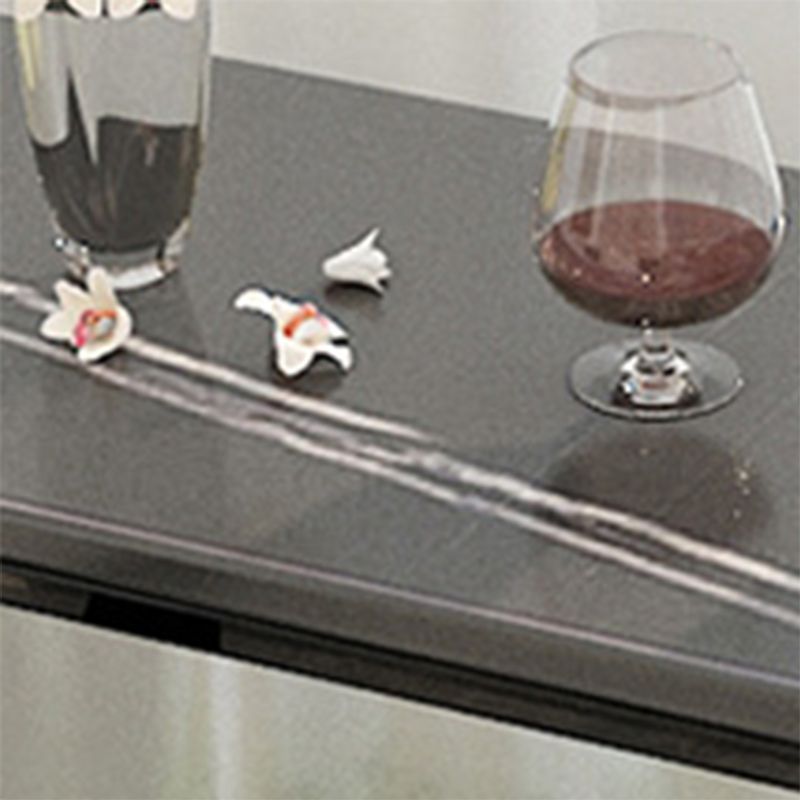 Ovaler Bartisch aus gesintertem Stein für das Wohnzimmer in der Küche