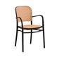 Nordic Open Back Side Chair Plastic Indoor Chair for Dining Room Bedroom