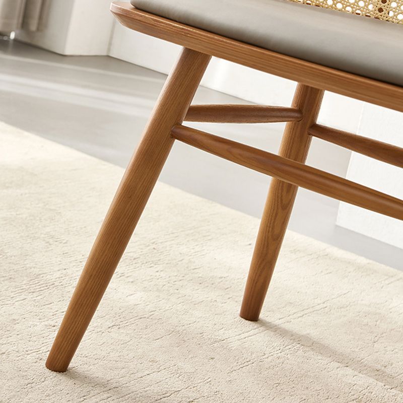 Traditional Solid Wood Side Chair Rattan Windsor Back Side Chair Clearhalo 'Dining Chairs' 'Dining Tables & Seating' 'dining_chair' 'furn' 'furn_dining_chair' 'Furniture' 'Kitchen & Dining Furniture' 1200x1200_18c3ed8a-4963-4c1e-8f23-ed9e014c05bd