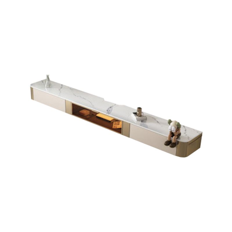 Consola de TV de gestión de cable montada en la pared de Styly Style TV, 47 "L x 11.8" W x 7.87 "H