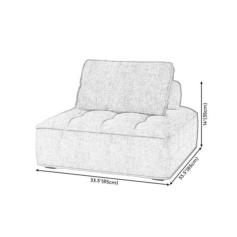 Pleil à dos de dos sans bras avec chaise d'accent à ossature en bois massif pour appartement