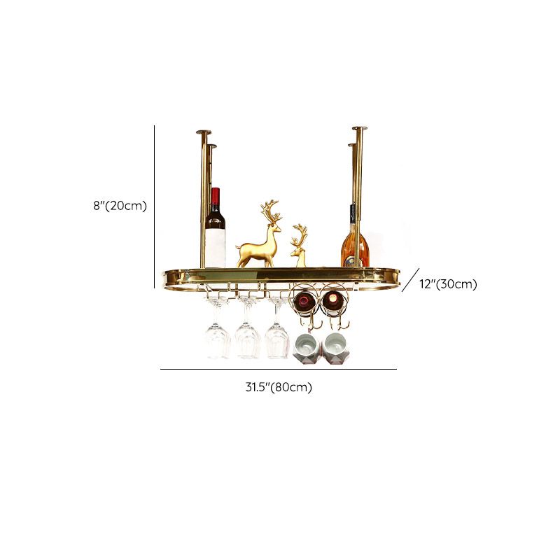 Modern Hanging Wine Rack Holder Stainless Steel Wine Glass Stemware Rack Holder Clearhalo 'furn' 'furn_wine_racks' 'Furniture' 'Kitchen & Dining Furniture' 'Wine Racks' 'wine_racks' 1200x1200_18c77a9e-3568-421d-a1ca-ba17085b5834