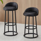 Modern Armless Counter Stool Steel Milk Tea Shop Bar Stool with Leather Cushion and Pedal Clearhalo 'Bar Furniture' 'Bar Stools' 'bar_stools' 'furn' 'furn_bar_stools' 'furniture_bar_stools' 'Kitchen & Dining Furniture' 'kitchen&dining_furn' 'kitchen' 'kitchen_furn' Furniture' 1200x1200_18ca911c-53e1-493e-a585-b340d7aa0e5a