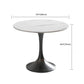 Round Dining Set with Padded Chairs 1/2/4/5 Pieces Stone Top Dinette Set for Kitchen