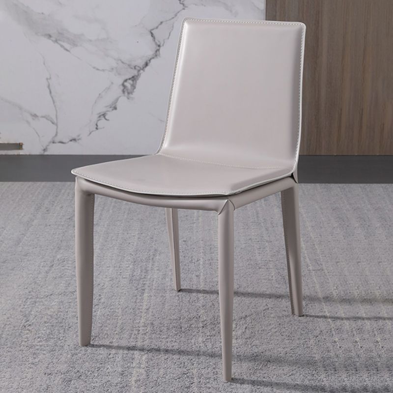 Upholstered Dining Side Chair Modern Armless Dining Chairs for Home Clearhalo 'Dining Chairs' 'Dining Tables & Seating' 'dining_chair' 'furn' 'furn_dining_chair' 'Furniture' 'Kitchen & Dining Furniture' 1200x1200_18d17d92-877f-4ae2-bf49-10abdd296c76