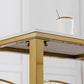 Glam 1/2/4/7-delige bartafelset Rechthoekige bartafel met metalen hoge krukken