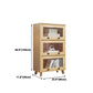 11.8" W Closed Storage Bookcase Modern Wooden Bookshelf with Glass Doors Clearhalo 'Bookcases' 'furn' 'furn_bookcases' 'Furniture' 'Office Furniture' 1200x1200_18d41a60-2f9a-4947-a7d4-b5d33e429c76