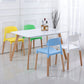 Home Plastic Armless Dining Chair Open Back Dining Side Chairs with Wood Legs Clearhalo ' kitchen&dining_furn' 'Dining Chairs' 'Dining Tables & Seating' 'dining_chair' 'furn' 'furn_dining_chair' 'Furniture' 'furniture_dining_chair' 'Kitchen & Dining Furniture' 'kitchen' 1200x1200_18d4608b-7c66-4b4c-834d-a71295f10c75
