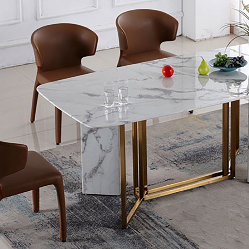 Contemporary Style Metal Dining Side Chair Dining Armless Side Chairs for Kitchen Clearhalo ' kitchen&dining_furn' 'Dining Chairs' 'Dining Tables & Seating' 'dining_chair' 'furn' 'furn_dining_chair' 'Furniture' 'furniture_dining_chair' 'Kitchen & Dining Furniture' 'kitchen' 1200x1200_18dc655a-f809-40c8-bc53-4da0c87dfba9