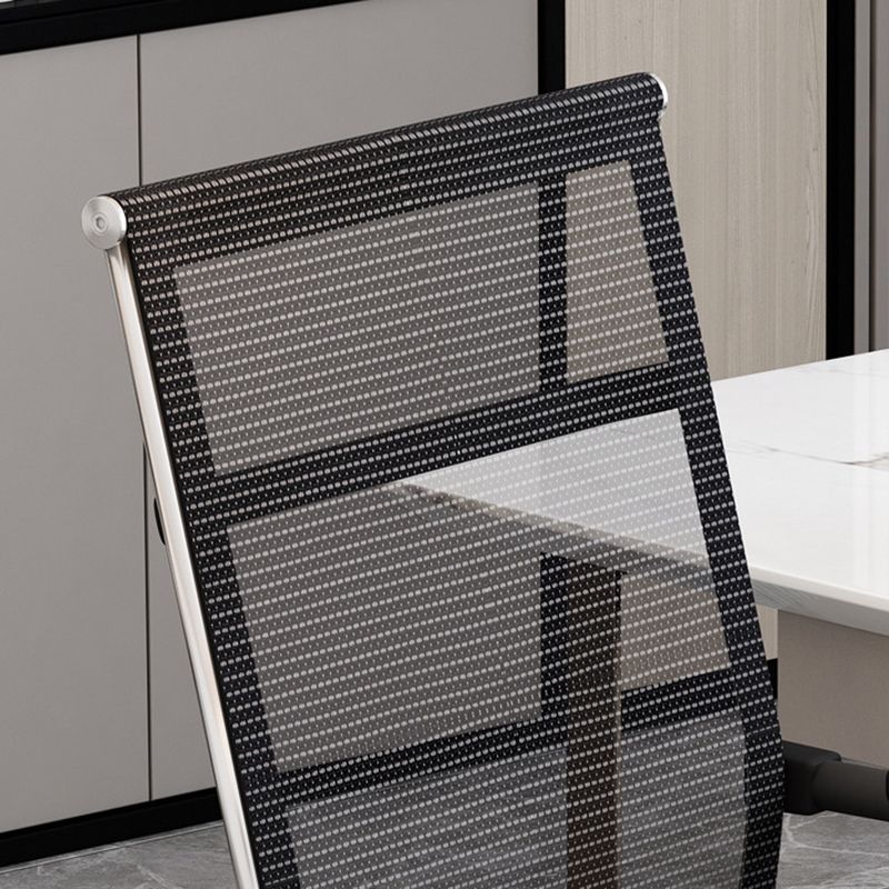 Modern Black and Cray Desk -stoel met Mid Back Home Bureau -stoel