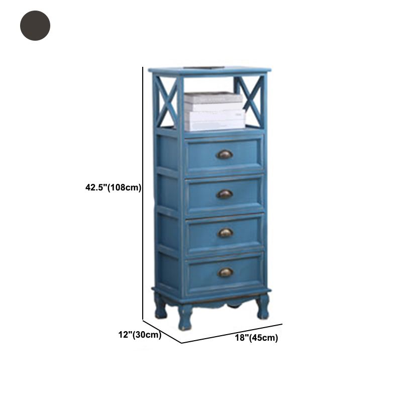 Modern Wood Accent Chest with Drawers and Shelf 11.81" Wide Chest Clearhalo 'Cabinets & Chests' 'cabinets_chests' 'furn' 'furn_cabinets_chests' 'Furniture' 'Living Room Furniture' 1200x1200_18defe12-b873-43b0-a1d9-8885fd7278f9