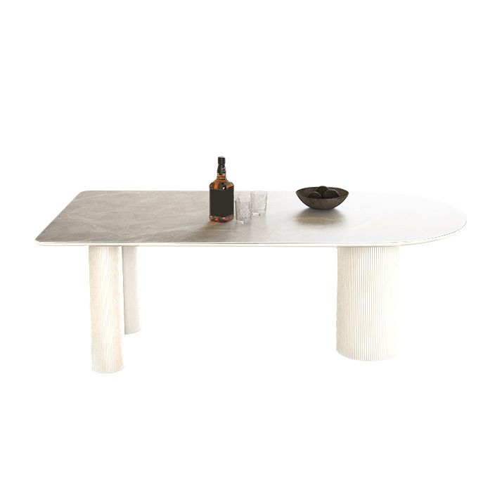 Free Form Dining Table for Home Modern Dinette Table with 3 Legs Clearhalo 'Dining Tables & Seating' 'Dining Tables' 'dining_table' 'furn' 'furn_dining_table' 'Furniture' 'Kitchen & Dining Furniture' 1200x1200_18e22cab-41aa-4aad-b331-f8e2ed20e795