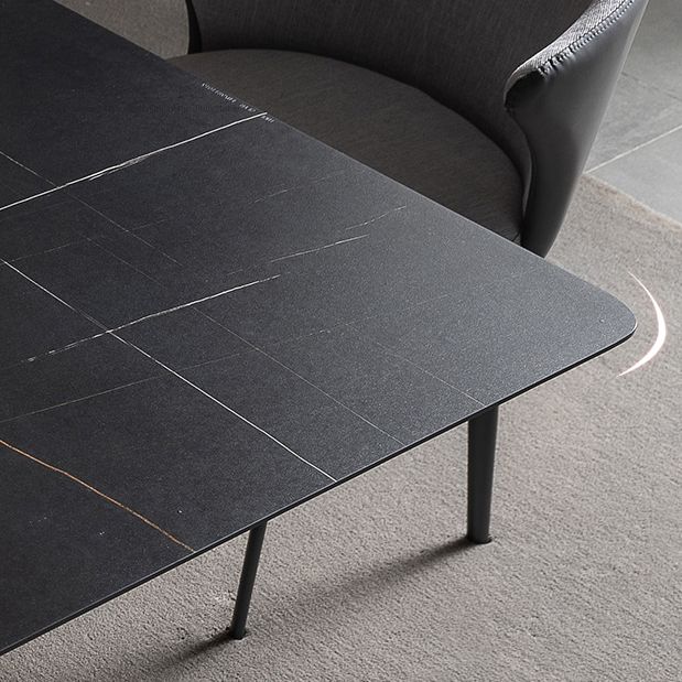 1/2/5/7 Pieces Dining Chairs Set Black Sintered Stone Dining Table Set for Home Clearhalo 'Dining Room Sets' 'Dining Tables & Seating' 'dining_room_set' 'furn' 'furn_dining_room_set' 'Furniture' 'furniture_dining_room_set' 'Kitchen & Dining Furniture' 1200x1200_18e26fff-5cfb-47b3-afc2-9aa9dd4e35f6