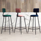 Contemporary Style Barstool Round Low Back Bar Stool with Black Frame Clearhalo 'Bar Furniture' 'Bar Stools' 'bar_stools' 'furn' 'furn_bar_stools' 'Furniture' 'Kitchen & Dining Furniture' 1200x1200_18e4f462-2401-45d4-a5f1-33ebe1846da3