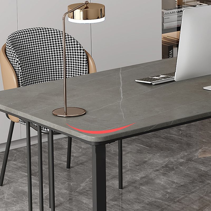 Modern Style Stone Top Office Desk Rectangle Writing Desk for Office Clearhalo 'furn' 'furn_office_desk' 'Furniture' 'Office Desks' 'Office Furniture' 'office_desk' 1200x1200_18e5ffa4-26a2-4fe3-bfde-dbe21b4cd2a7