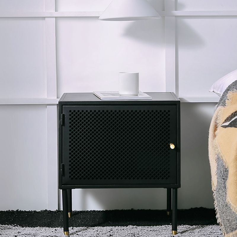 2 étagères Accent Table Table table de nuit en métal moderne, 19,7 "de haut