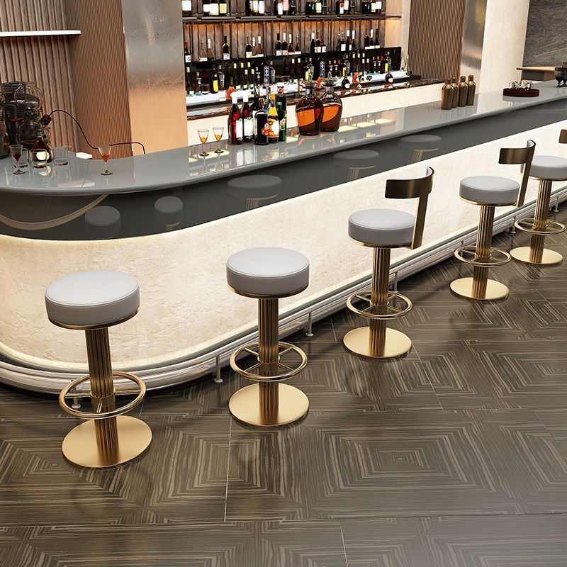Leather Bar Stool Adjustable Height Counter Stool for Bristol Clearhalo 'Bar Furniture' 'Bar Stools' 'bar_stools' 'furn' 'furn_bar_stools' 'Furniture' 'Kitchen & Dining Furniture' 1200x1200_18e9bd1c-c297-405f-909e-b765bda3ec2d