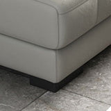 Modern Upholstered Cushioned Leather Pillow Top Arms Chaise Lounge Couch Clearhalo 'Chairs & Seating' 'Chaise Lounge' 'chaise_lounge' 'furn' 'furn_chaise_lounge' 'Furniture' 'Living Room Furniture' 1200x1200_18ee6849-d887-427e-9c98-420a9acf7a46