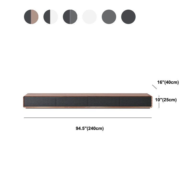 Contemporary 15.75-inch D TV Console Wooden TV Stand for TVs with Drawers Clearhalo 'furn' 'furn_tv_stands_entertainment_centers' 'Furniture' 'Living Room Furniture' 'TV Stands & Entertainment Centers' 'TV Stands & Media Storage Furniture' 'tv_stands_entertainment_centers' 1200x1200_18f05f3a-6c3c-4815-9174-3250b2e0fe15