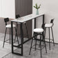Stone Bar Dining Table Modern Rectangle Bar Table with Trestle Pedestal for Living Room Clearhalo 'Bar Furniture' 'Bar Tables' 'bar_tables' 'furn' 'furn_bar_tables' 'Furniture' 'furniture_bar_tables' 'Kitchen & Dining Furniture' 1200x1200_18f0eee7-1860-4268-97e5-2893f4beefad