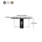 Table de base de table à manger moderne, 59,1 "L x 31,5" W x 29,5 "H