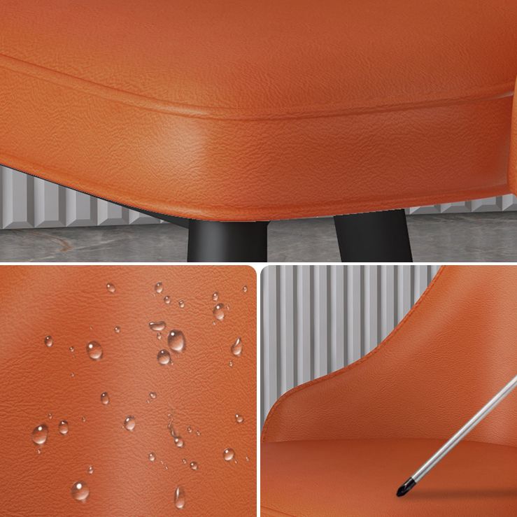 Metal Modern Dining Side Chair with Color Cushion Parsons Chair for Home Clearhalo ' kitchen&dining_furn' 'Dining Chairs' 'Dining Tables & Seating' 'dining_chair' 'furn' 'furn_dining_chair' 'Furniture' 'furniture_dining_chair' 'Kitchen & Dining Furniture' 'kitchen' 1200x1200_18f219d9-c807-4fbf-8fa2-c2ee57544bc0