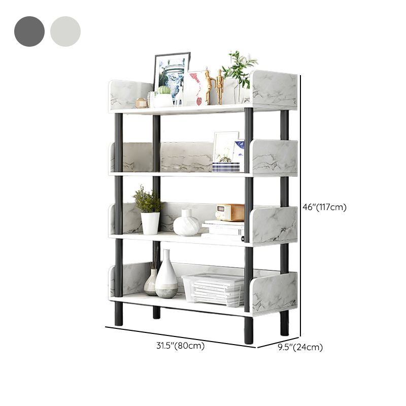 Engineered Wood Standard Bookshelf Open Back Bookcase with Shelves Clearhalo 'Bookcases' 'furn' 'furn_bookcases' 'Furniture' 'Office Furniture' 1200x1200_18f25456-9107-49f5-86b0-bc95ff310790