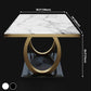 Metal Traditional Luxury Rectangle Indoor Table Sintered Stone Table with Metal Trestle Clearhalo ' dining_table' 'Dining Tables & Seating' 'Dining Tables' 'furn' 'furn_dining_table' 'Furniture' 'furniture_dining_table' 'Kitchen & Dining Furniture' 'kitchen&dining_furn' 'kitchen' 'kitchen_dining_table' 1200x1200_18f293bc-ee99-453d-9603-8ace75bf19c6