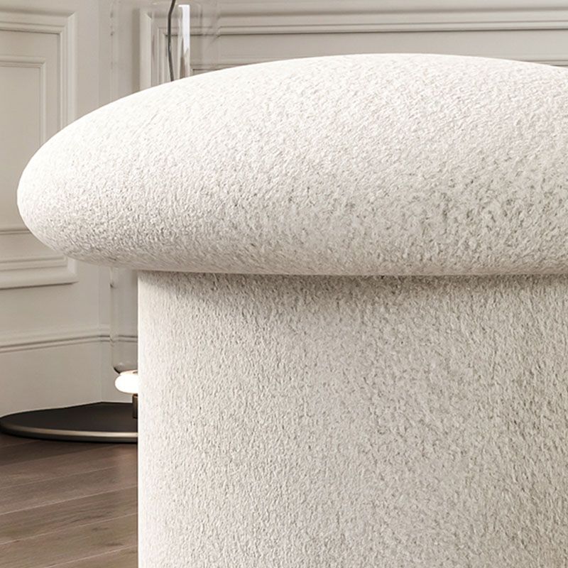 Plain Pouf Mushroom Shaped Sherpa Fade Resistant Upholstered Pouf Ottoman Clearhalo 'furn' 'furn_ottomans_poufs' 'Furniture' 'Living Room Furniture' 'Ottomans & Poufs' 'ottomans_poufs' 1200x1200_18f4c2bd-2340-4143-836b-5b35256eb87a