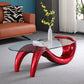 Glass Top Cocktail Table Oval Modern Minimalist Coffee Table Clearhalo 'Coffee & Accent Tables' 'Coffee Tables' 'coffee_tables' 'furn' 'furn_coffee_tables' 'Furniture' 'Living Room Furniture' 1200x1200_18f4f919-0d88-4e9a-b616-3ceb1fcc9f0c