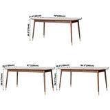Rectangle Shape Wood Color Dining Table Solid Wood Table Luxury with 4 Legs Clearhalo ' dining_table' 'Dining Tables & Seating' 'Dining Tables' 'furn' 'furn_dining_table' 'Furniture' 'furniture_dining_table' 'Kitchen & Dining Furniture' 'kitchen&dining_furn' 'kitchen' 'kitchen_dining_table' 1200x1200_18f67141-c6f4-4d6b-a6b7-4658eeced54c