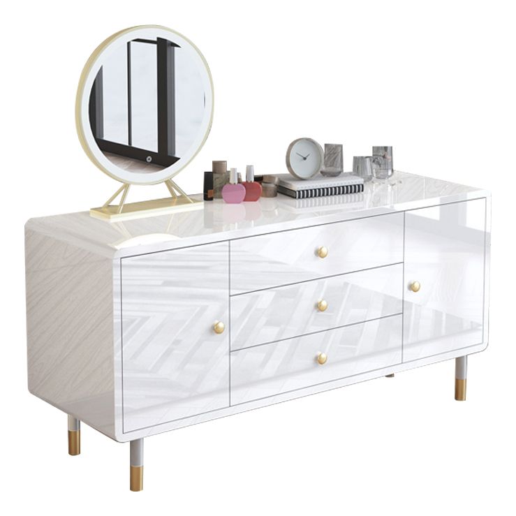 Moderno cuffia da pranzo in legno semplice credenza con cassetto per soggiorno senza specchio