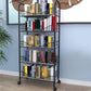 Modern Style Steel Bookshelf Open Shelf Bookcase with Caster Wheels Clearhalo 'Bookcases' 'furn' 'furn_bookcases' 'Furniture' 'furniture_bookcases' 'Office Furniture' 1200x1200_18f89b1f-4806-4217-8627-389fef69c9aa