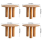 Round Pedestal Contemporary Dining Table Brown Tone Fixed Table of Solid Wood Clearhalo ' dining_table' 'Dining Tables & Seating' 'Dining Tables' 'furn' 'furn_dining_table' 'Furniture' 'furniture_dining_table' 'Kitchen & Dining Furniture' 'kitchen&dining_furn' 'kitchen' 'kitchen_dining_table' 1200x1200_18f8b210-0f9b-4d4f-9ee6-1ae56ddc955e
