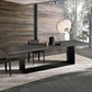 Metal Traditional Luxury Rectangle Table Sintered Stone Top Indoor Table for Kitchen and Dining Room Clearhalo ' dining_table' 'Dining Tables & Seating' 'Dining Tables' 'furn' 'furn_dining_table' 'Furniture' 'furniture_dining_table' 'Kitchen & Dining Furniture' 'kitchen&dining_furn' 'kitchen' 'kitchen_dining_table' 1200x1200_18f8b3ac-7d5b-45e5-aa22-de38bd4a3372