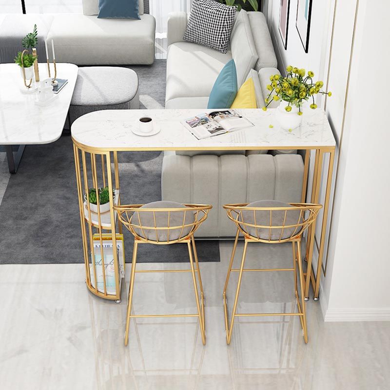 1/3 Pieces Luxurious Irregular Shape Pub Table Set Artificial Marble Top Bar Table Set Clearhalo 'Bar Furniture' 'furn' 'furn_home_bar_bar_sets' 'Furniture' 'Home Bars & Bar Sets' 'home_bar_bar_sets' 'Kitchen & Dining Furniture' 1200x1200_18fa764f-8ebf-4171-aa7f-735ddfc832e3